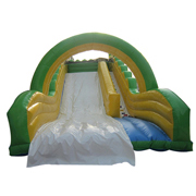 inflatable bouncer with slide